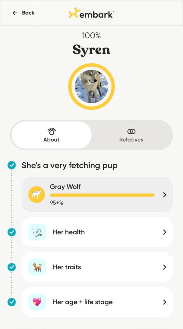 Syren Embark Results